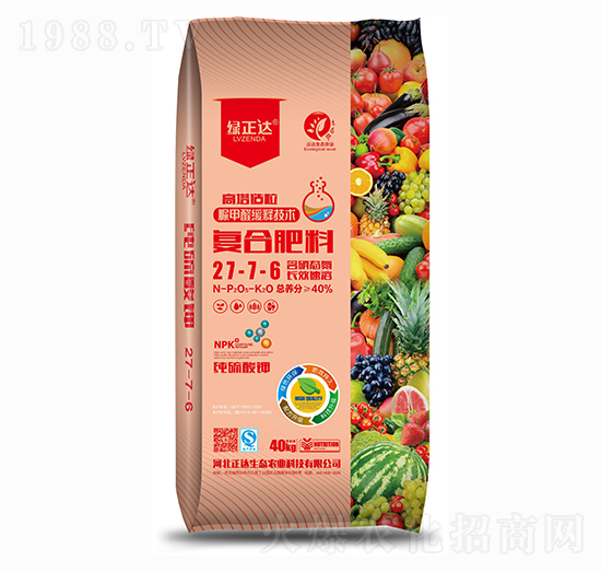 40kg復合肥料27-7-6 綠正達