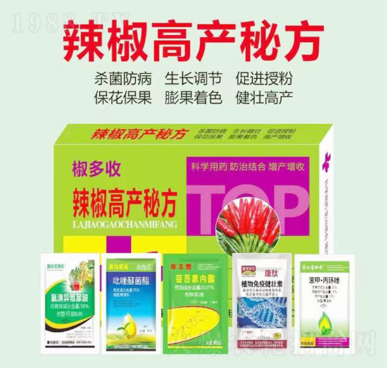 辣椒高產(chǎn)秘方-椒多收-萱化威遠