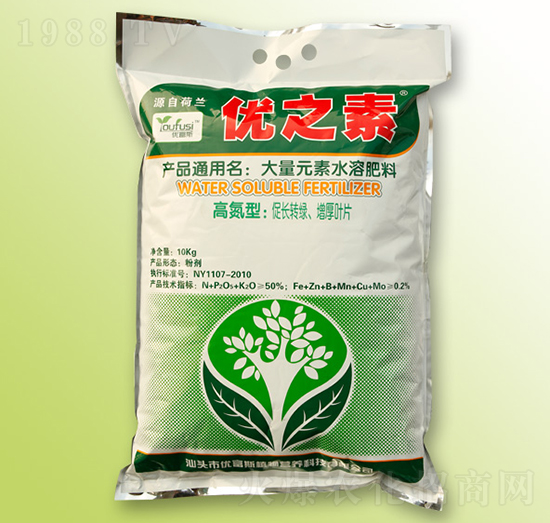 高氮型大量元素水溶肥料-優(yōu)之素-優(yōu)富斯
