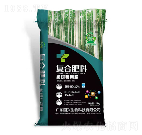 桉樹專用復(fù)合肥料15-6-9--國興生物