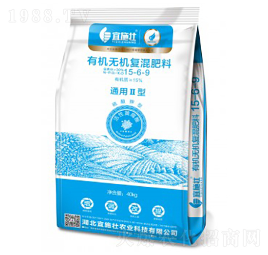 有機無機復混肥15-6-9-宜施壯