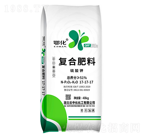 硫酸鉀復合肥料17-17-17-鄂化-云中化化工