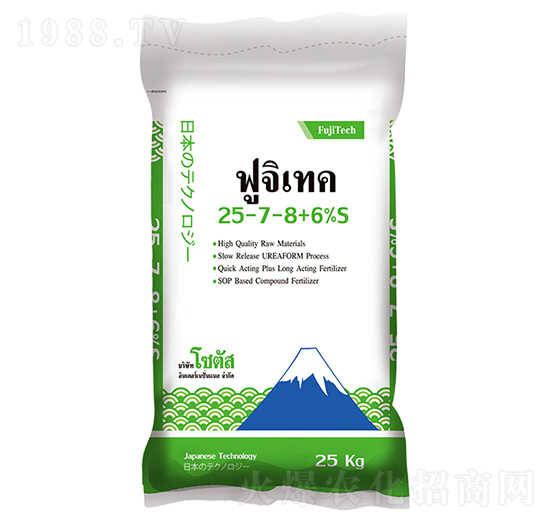 復(fù)合肥料25-7-8+6%S（馬來(lái)西亞、澳大利亞、泰國(guó)）-住商肥料