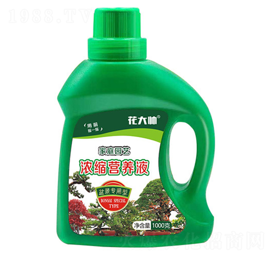 盆景專用型家庭園藝濃縮營養(yǎng)液-花大帥-綠沃肥業(yè)