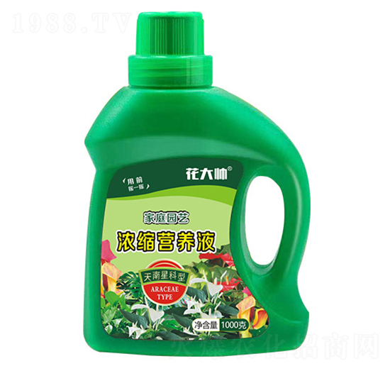 天南星科型家庭園藝濃縮營(yíng)養(yǎng)液-花大帥-綠沃肥業(yè)