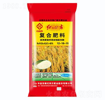 水稻氯基復(fù)合肥料12-18-15-紅四方