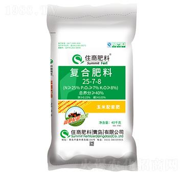 種肥配套專家復合肥料25-7-8-住商肥料